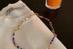  : Colourful Beaded Chain Necklace