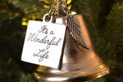 Buy Now: "It's A Wonderful Life" Christmas Decorative Angel Bell - 30pcs