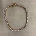 Buy Now: 30 pcs--Cubic Zirconia Bracelets Plated 14kt Gold--$1.50 ea