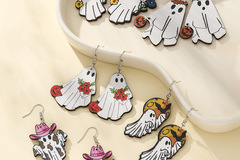 Comprar ahora: 60 Pairs of Cartoon Halloween Pumpkin Earrings