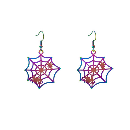 60 pairs of trendy and cool Halloween earrings with colorful grad