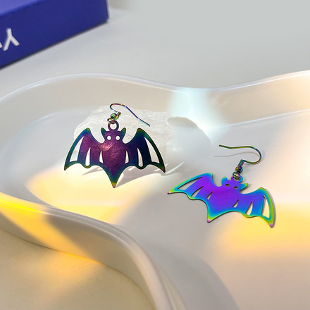 60 pairs of trendy and cool Halloween earrings with colorful grad