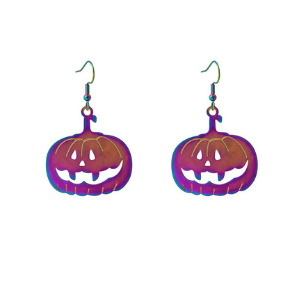 60 pairs of trendy and cool Halloween earrings with colorful grad