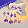 Buy Now: 60 pairs of trendy and cool Halloween earrings with colorful grad