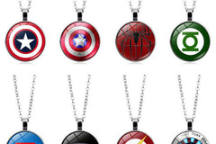 Comprar ahora: 100pcs Captain America Flash Pendant Necklace