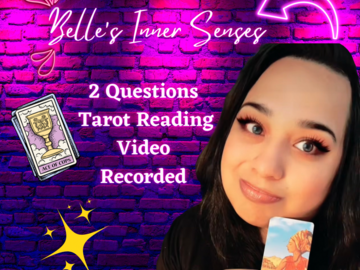 Selling: 2 Questions- 22 Tarot Card Reading- 15 - 20 min Video Recorded