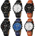 Buy Now: 40 Pcs Fashion Geneva Men's Leather Quartz Watches