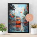  : The Hong Kong themed collection - Tram in the city - A3