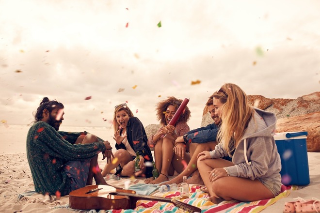 Serapo beach party!