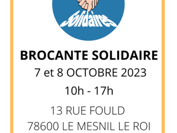 News: Brocante solidaire