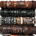 Buy Now: 100 Pcs Retro Leather Ethnic Tribal Bracelets Jewelry