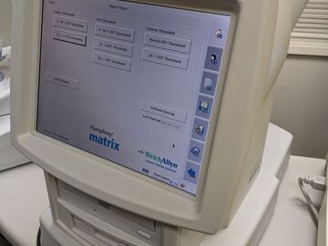 Selling with online payment: Zeiss Humphrey Matrix 715 w/ new Printer and Connection Cable