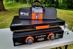 Renting out with online payment: Blackstone 22" Griddle & Grill Kit