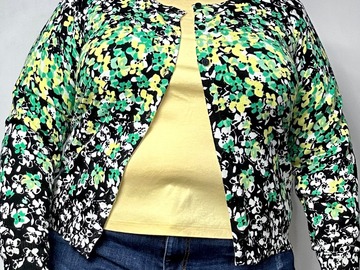 Selling: Floral Cardigan Sweater