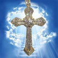Buy Now: 50 Pcs Classic Rhinestone Cross Pendant Necklace