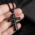 Comprar ahora: 60 Pcs Vintage Punk I CAN DO ALLTHINGS Cross Necklaces