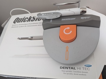 Gebruikte apparatuur: Quicksleeper 5 met naaldencontainers en extra naaldenpakket