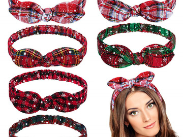 Buy Now: 100pcs Christmas Headband Women's Stretch Hair Accessory