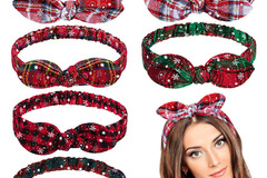 Comprar ahora: 100pcs Christmas Headband Women's Stretch Hair Accessory