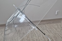 Myydään (Yksityinen): Läpinäkyvät sateenvarjot, 3kpl