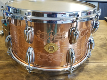Selling with online payment: Slingerland - Copper Engraved Snare 