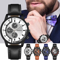 Buy Now: 50pcs hion quartz watch men's pu strap watch