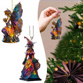 Comprar ahora: 100 Pcs Halloween Gorgeous Witch Pendant Ornament