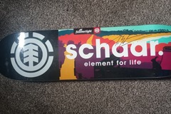 Selling with online payment: Tom Schaar Autographed Welcome To The Team Element Deck 