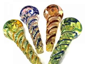  : COLOR GLASS HAND PIPE 