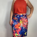 Selling: NWT Bright Floral Loft Skirt