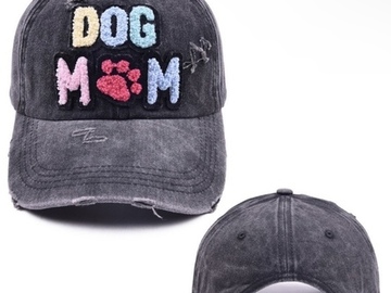 Buy Now: 6 Dog Mom Adjustable Hats Wholesale Lot 