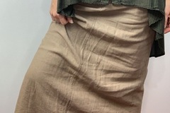 Selling: Vintage Linen Maxi Skirt