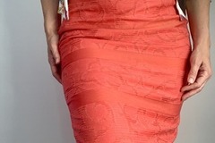 Selling: Coral Pencil Skirt