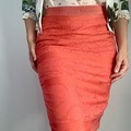 Selling: Coral Pencil Skirt