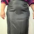 Selling: NWT Le Suit Woman Pencil Skirt Elastic Waist Back Zip Black 16W