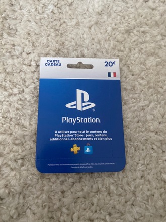 Carte Playstation (20€) à vendre pour seulement 15 € sur SleepingMoney
