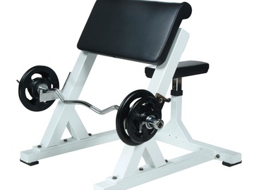 Buy it Now w/ Payment: York Barbell STS Seated preacher Curl bench