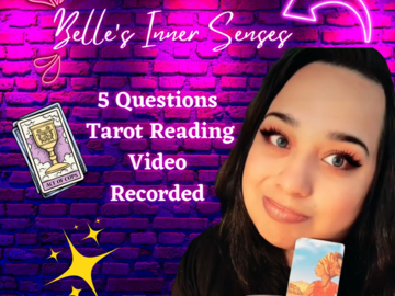 Selling: 5 Questions - 55 Tarot Cards Total - 30min Video Recorded Reading