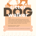 Tarjotaan: Dog-sitting/walking services