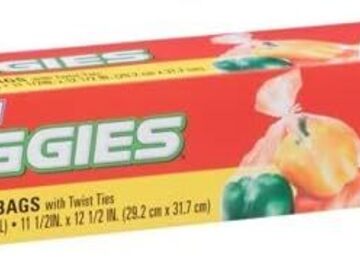 Comprar ahora: 12 pcs of: Hefty Baggies Gallon Sized with Ties 50 ct