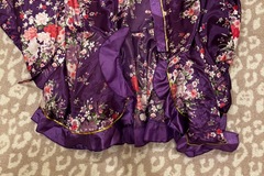 Selling with online payment: Floral Purple Kimono!