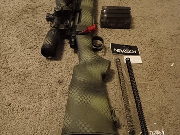 Selling: Novritsch SSG24 w/upgrades and accessories