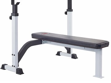 Buy it Now w/ Payment: York Barbell FTS Olympic Fixed Flat Bench w/ Uprights