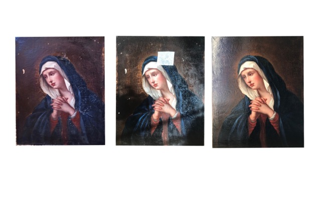 Restauration de tableaux 