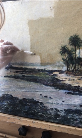 Restauration de tableaux 