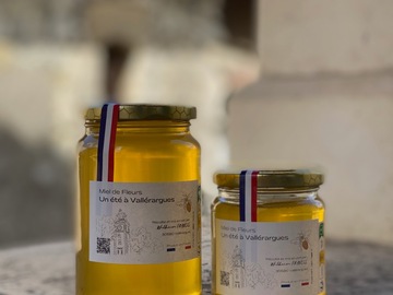 Les miels : Miel de fleurs d'été - Un été à Vallérargues