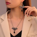 Comprar ahora: 30 Sets Gothic Retro Black Bat Necklace Earrings Jewelry Set