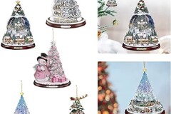 Comprar ahora: 100 Pcs Christmas Tree Santa Claus Acrylic Pendant Decoration