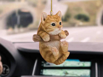 Buy Now: 100 Pcs Cute Cat Acrylic Pendant Car Decoration