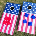Renting out with online payment: Outdoor Wood Cornhole Set by GoSports